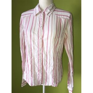 Abercrombie & Fitch Long Sleeves Striped Top L
